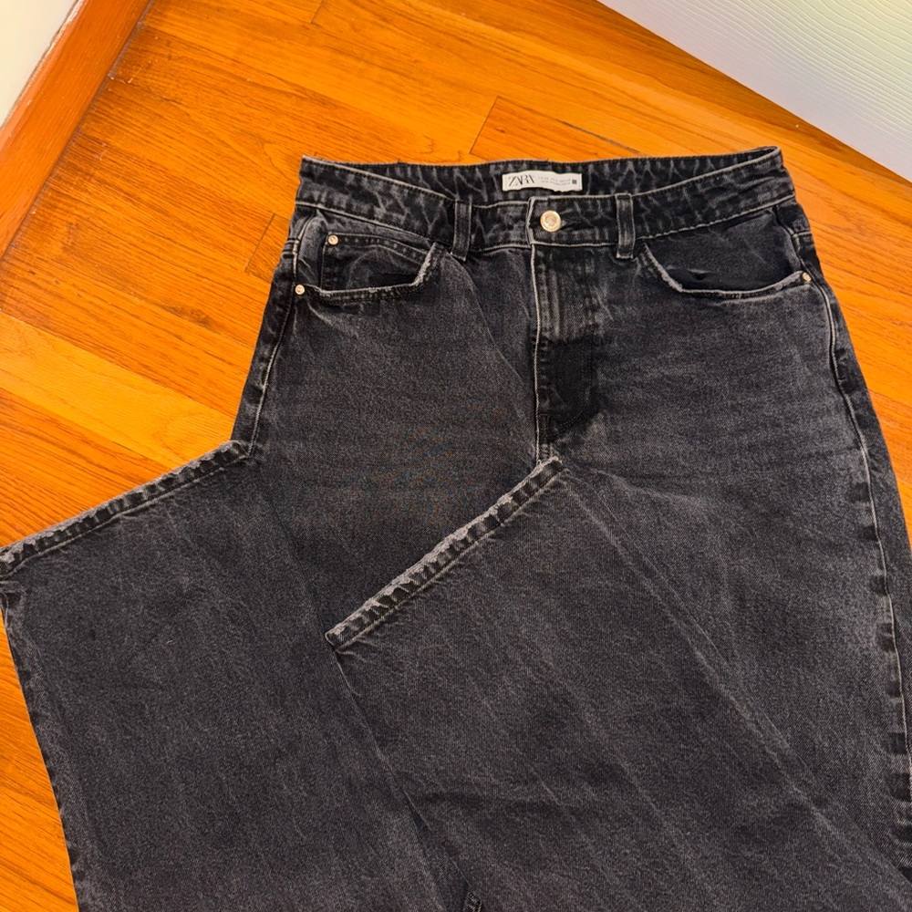 Zara Charcoal Denim Pants